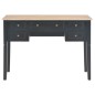 vidaXL Schreibtisch Schwarz 109,5 x 45 x 77,5 cm Holz vidaXL Schreibtisch Schwarz 109,5 x 45 x 77,5 cm Holz
