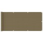 vidaXL Balkon-Sichtschutz Taupe 75x400 cm HDPE vidaXL Balkon-Sichtschutz Taupe 75x400 cm HDPE