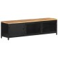 vidaXL TV-Schrank 130x30x37 cm Raues Mango-Massivholz vidaXL TV-Schrank 130x30x37 cm Raues Mango-Massivholz