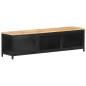 vidaXL TV-Schrank 130x30x37 cm Raues Mango-Massivholz vidaXL TV-Schrank 130x30x37 cm Raues Mango-Massivholz