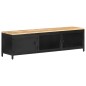 vidaXL TV-Schrank 130x30x37 cm Raues Mango-Massivholz vidaXL TV-Schrank 130x30x37 cm Raues Mango-Massivholz