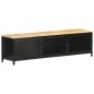 vidaXL TV-Schrank 130x30x37 cm Raues Mango-Massivholz vidaXL TV-Schrank 130x30x37 cm Raues Mango-Massivholz