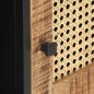 vidaXL TV-Schrank 120x30x40 cm Raues Mangoholz und Wiener Geflecht vidaXL TV-Schrank 120x30x40 cm Raues Mangoholz und Wiener Geflecht
