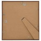 vidaXL Bilderrahmen Collage 3 Stk. für Wand Tisch Bronze 50x50 cm MDF vidaXL Bilderrahmen Collage 3 Stk. für Wand Tisch Bronze 50x50 cm MDF