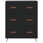 Highboard Schwarz 69,5x34x180 cm Holzwerkstoff Highboard Schwarz 69,5x34x180 cm Holzwerkstoff