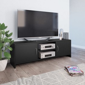vidaXL TV-Schrank Schwarz 120x30x37,5 cm Holzwerkstoff