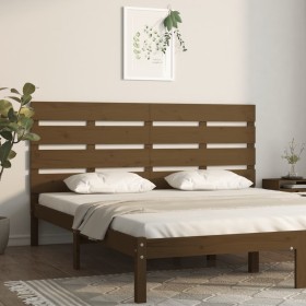 vidaXL Kopfteil Honigbraun 180x3x80cm Massivholz Kiefer