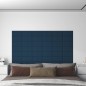 vidaXL Wandpaneele 12 Stk. Blau 30x15 cm Samt 0,54 m² vidaXL Wandpaneele 12 Stk. Blau 30x15 cm Samt 0,54 m²