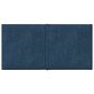 vidaXL Wandpaneele 12 Stk. Blau 30x15 cm Samt 0,54 m² vidaXL Wandpaneele 12 Stk. Blau 30x15 cm Samt 0,54 m²