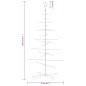 vidaXL Weihnachtsbaum Metall mit Holzständer Schwarz 150 cm vidaXL Weihnachtsbaum Metall mit Holzständer Schwarz 150 cm