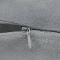vidaXL Kissen 2 Stk. Stoff 60x60 cm Grau vidaXL Kissen 2 Stk. Stoff 60x60 cm Grau