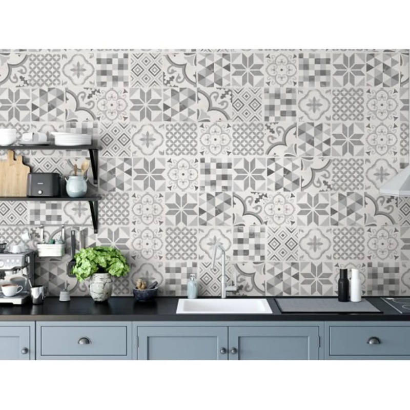 Grosfillex Wandfliesen Accent 9 Stk. 15,4x120 cm Andaluz Grau Grosfillex Wandfliesen Accent 9 Stk. 15,4x120 cm Andaluz Grau