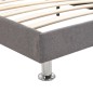 vidaXL Bettgestell Hellgrau Stoff 120×200 cm vidaXL Bettgestell Hellgrau Stoff 120×200 cm