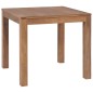 vidaXL Esstisch Massivholz Teak mit Natürlichem Finish 82x80x76 cm vidaXL Esstisch Massivholz Teak mit Natürlichem Finish 82x80x76 cm
