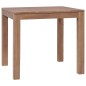 vidaXL Esstisch Massivholz Teak mit Natürlichem Finish 82x80x76 cm vidaXL Esstisch Massivholz Teak mit Natürlichem Finish 82x80x76 cm