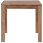 vidaXL Esstisch Massivholz Teak mit Natürlichem Finish 82x80x76 cm vidaXL Esstisch Massivholz Teak mit Natürlichem Finish 82x80x76 cm