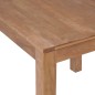 vidaXL Esstisch Massivholz Teak mit Natürlichem Finish 82x80x76 cm vidaXL Esstisch Massivholz Teak mit Natürlichem Finish 82x80x76 cm