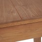 vidaXL Esstisch Massivholz Teak mit Natürlichem Finish 82x80x76 cm vidaXL Esstisch Massivholz Teak mit Natürlichem Finish 82x80x76 cm
