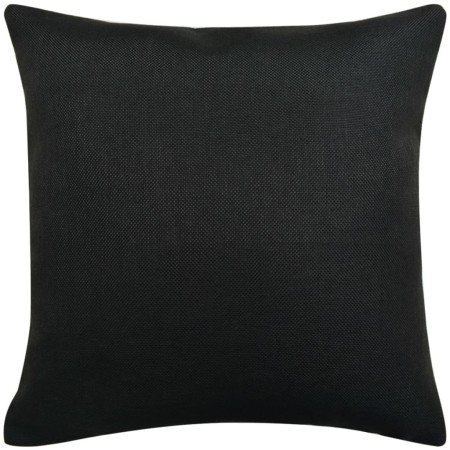 vidaXL Kissenbezüge 4 Stk. Leinenoptik Schwarz 40x40 cm