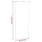 vidaXL Balkon-Sichtschutz Beige 100x240 cm Oxford-Gewebe vidaXL Balkon-Sichtschutz Beige 100x240 cm Oxford-Gewebe