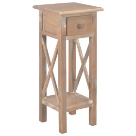 vidaXL Beistelltisch Braun 27 x 27 x 65,5 cm Holz