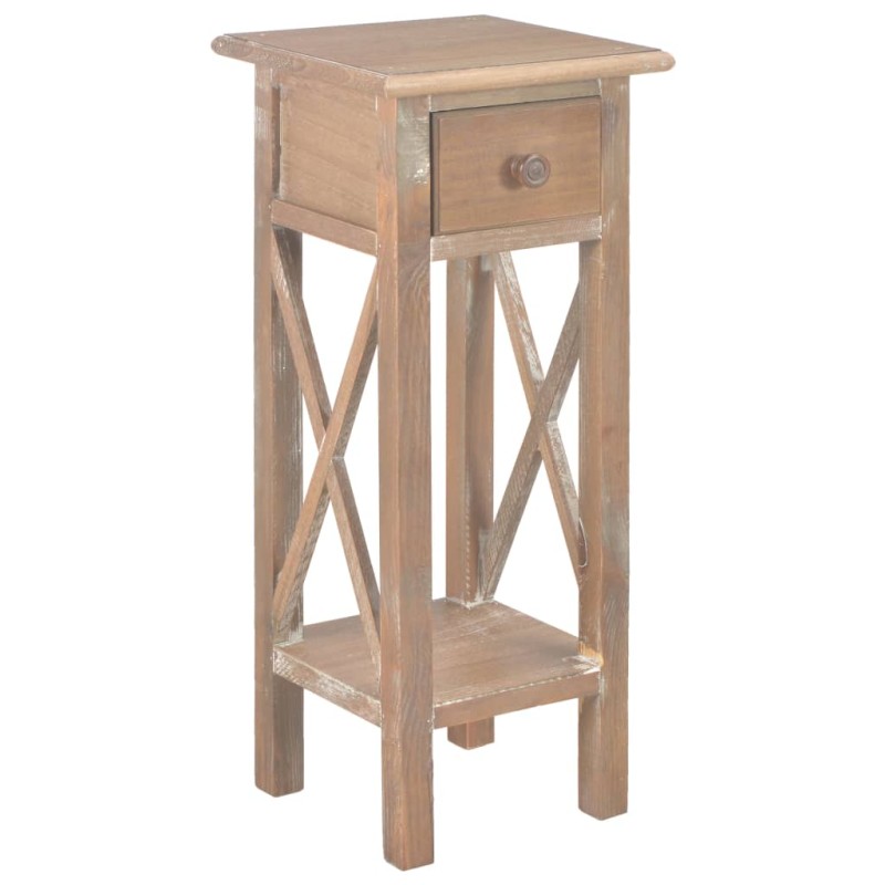 vidaXL Beistelltisch Braun 27 x 27 x 65,5 cm Holz vidaXL Beistelltisch Braun 27 x 27 x 65,5 cm Holz