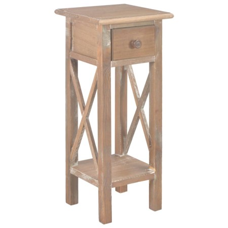 vidaXL Beistelltisch Braun 27 x 27 x 65,5 cm Holz