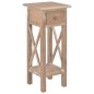 vidaXL Beistelltisch Braun 27 x 27 x 65,5 cm Holz vidaXL Beistelltisch Braun 27 x 27 x 65,5 cm Holz