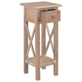 vidaXL Beistelltisch Braun 27 x 27 x 65,5 cm Holz