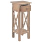 vidaXL Beistelltisch Braun 27 x 27 x 65,5 cm Holz vidaXL Beistelltisch Braun 27 x 27 x 65,5 cm Holz