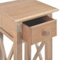 vidaXL Beistelltisch Braun 27 x 27 x 65,5 cm Holz vidaXL Beistelltisch Braun 27 x 27 x 65,5 cm Holz