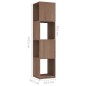 vidaXL Drehregal Sonoma-Eiche 34,5x34,5x147,5 cm Holzwerkstoff vidaXL Drehregal Sonoma-Eiche 34,5x34,5x147,5 cm Holzwerkstoff