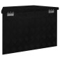 vidaXL Aluminiumkiste 70×24×42 cm Trapezförmig Schwarz vidaXL Aluminiumkiste 70×24×42 cm Trapezförmig Schwarz