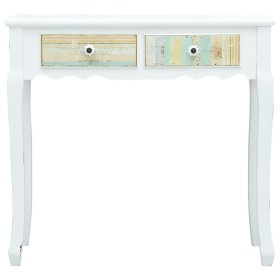vidaXL Konsolentisch Weiß 80 x 40 x 74 cm Holz