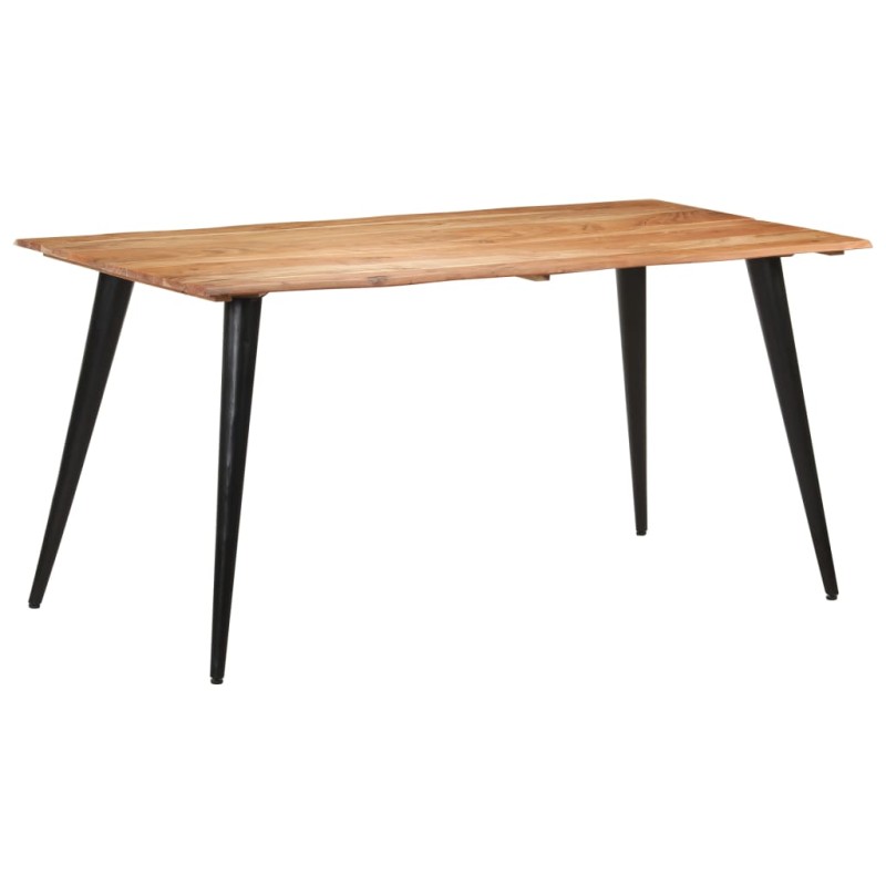 vidaXL Esstisch mit Baumkanten 160x80x75 cm Massivholz Akazie vidaXL Esstisch mit Baumkanten 160x80x75 cm Massivholz Akazie
