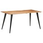 vidaXL Esstisch mit Baumkanten 160x80x75 cm Massivholz Akazie vidaXL Esstisch mit Baumkanten 160x80x75 cm Massivholz Akazie