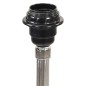 vidaXL Stativlampe Grau und Weiß Teak Massivholz 141 cm vidaXL Stativlampe Grau und Weiß Teak Massivholz 141 cm