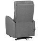 vidaXL Massagesessel mit Aufstehhilfe Hellgrau Stoff vidaXL Massagesessel mit Aufstehhilfe Hellgrau Stoff
