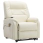 vidaXL Massagesessel Elektrisch mit Aufstehhilfe Creme Kunstleder vidaXL Massagesessel Elektrisch mit Aufstehhilfe Creme Kunstleder