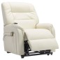 vidaXL Massagesessel Elektrisch mit Aufstehhilfe Creme Kunstleder vidaXL Massagesessel Elektrisch mit Aufstehhilfe Creme Kunstleder