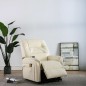 vidaXL Massagesessel Elektrisch mit Aufstehhilfe Creme Kunstleder vidaXL Massagesessel Elektrisch mit Aufstehhilfe Creme Kunstleder