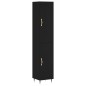 vidaXL Highboard Schwarz 34,5x34x180 cm Holzwerkstoff vidaXL Highboard Schwarz 34,5x34x180 cm Holzwerkstoff