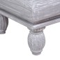 vidaXL Couchtisch Grau 90 x 50 x 40 cm Massivholz Mahagoni vidaXL Couchtisch Grau 90 x 50 x 40 cm Massivholz Mahagoni