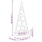 vidaXL Metall-Weihnachtsbaum für Dekorationen Schwarz 90 cm vidaXL Metall-Weihnachtsbaum für Dekorationen Schwarz 90 cm