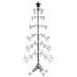 vidaXL Metall-Weihnachtsbaum für Dekorationen Schwarz 180 cm vidaXL Metall-Weihnachtsbaum für Dekorationen Schwarz 180 cm