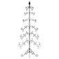 vidaXL Metall-Weihnachtsbaum für Dekorationen Schwarz 180 cm vidaXL Metall-Weihnachtsbaum für Dekorationen Schwarz 180 cm