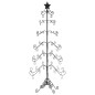 vidaXL Metall-Weihnachtsbaum für Dekorationen Schwarz 180 cm vidaXL Metall-Weihnachtsbaum für Dekorationen Schwarz 180 cm
