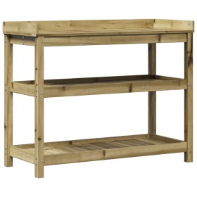 vidaXL Pflanztisch Ablagen 108x45x86,5 cm Imprägniertes Kiefernholz