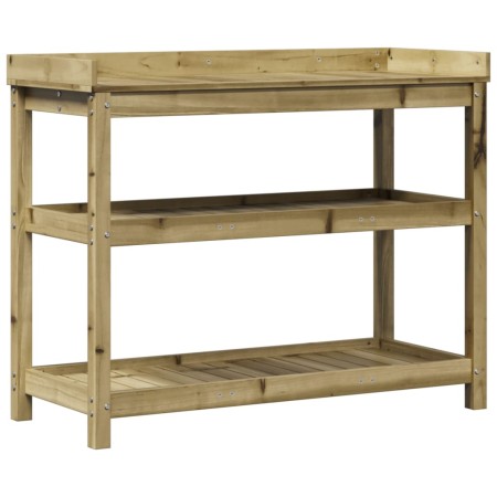 vidaXL Pflanztisch Ablagen 108x45x86,5 cm Imprägniertes Kiefernholz