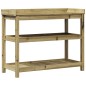 vidaXL Pflanztisch Ablagen 108x45x86,5 cm Imprägniertes Kiefernholz vidaXL Pflanztisch Ablagen 108x45x86,5 cm Imprägniertes Kiefernholz